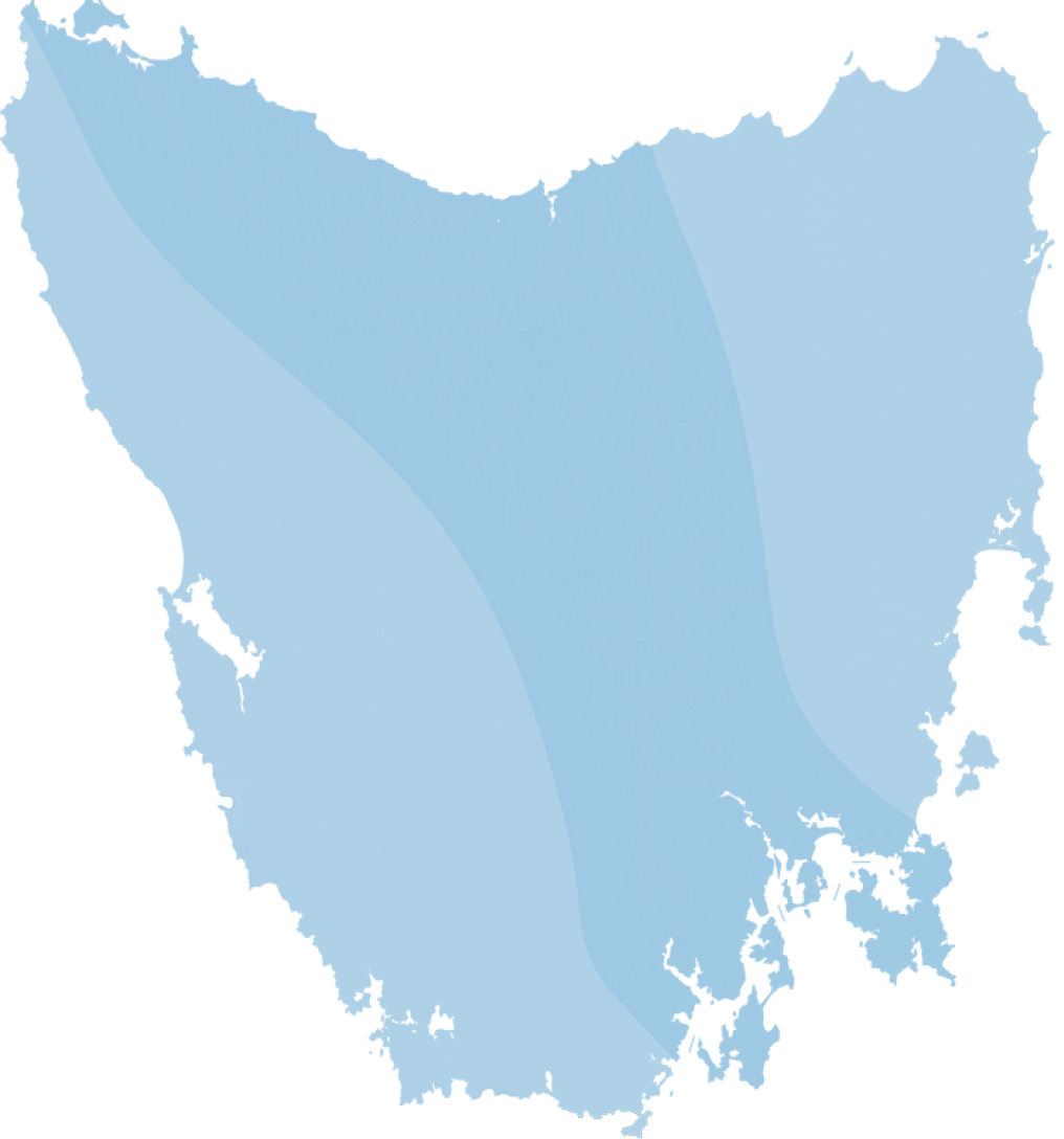 Map of Tasmania