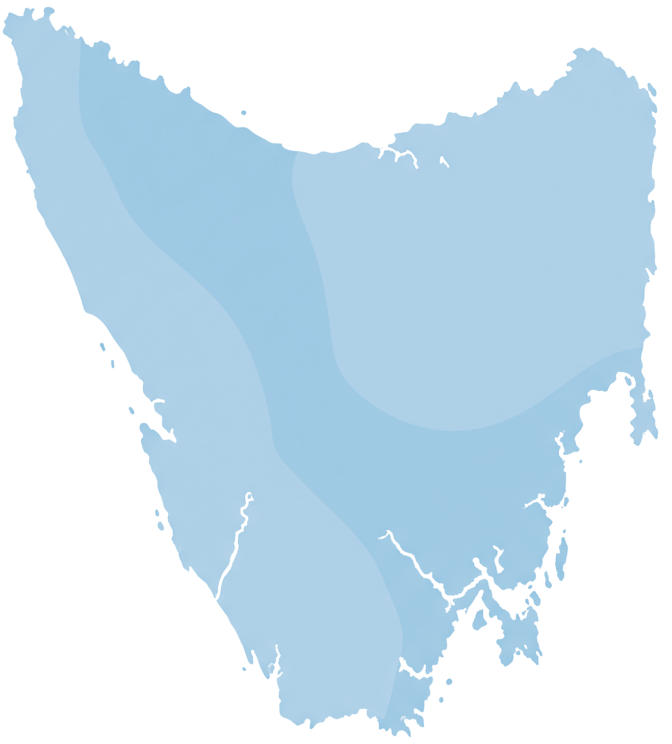 Map of Tasmania